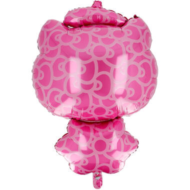 Foil balloon - Shaped - Hello Kitty - Paris - head and body - 48 x 71 cm