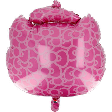 Foil balloon - Shaped - Hello Kitty - Paris - head - 48 x 71 cm