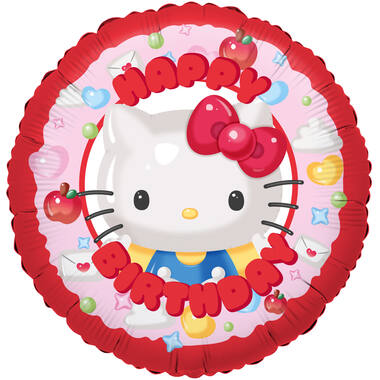 Foil balloon - Shaped - Hello Kitty and Friends - HAPPY BIRTHDAY - 45 cm