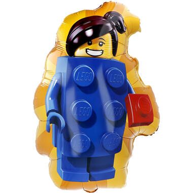 Large Shape - LEGO Figur Mädchen - Folienballoon H45 verpackt 