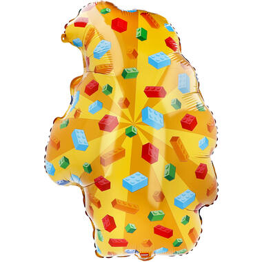 Large Shape - LEGO Figur Mädchen - Folienballoon H45 verpackt 