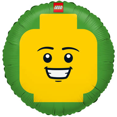 Standard - LEGO Smilie - Folienballoon C60 verpackt 45 cm