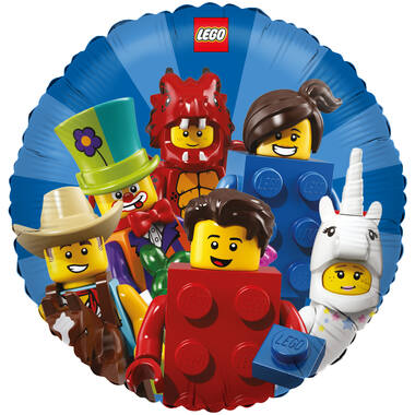 Standard - LEGO Party - Folienballon C60 verpackt 45 cm 