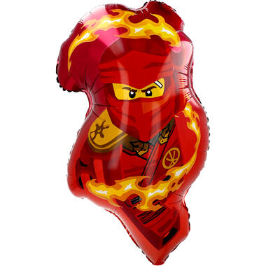 Large Shape - LEGO NINJAGO Kai - Folienballoon H45 verpackt