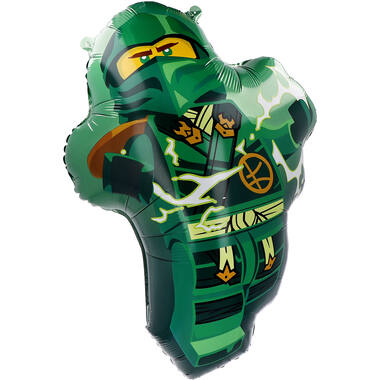 Large Shape - LEGO NINJAGO Lloyd - Folienballoon H45 verpackt