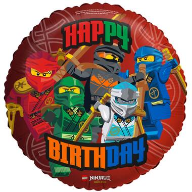 Standard - LEGO NINJAGO Party HBD - Folienballon C60 45 cm verpackt