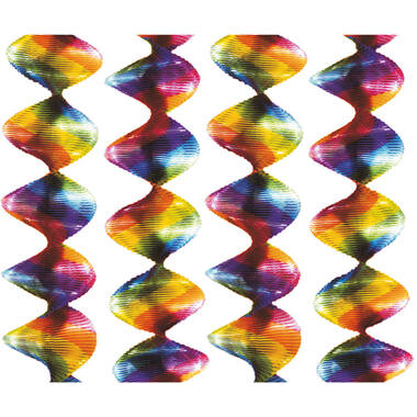 4 Rotor Spirals Rainbow Foil 5 x 60 cm