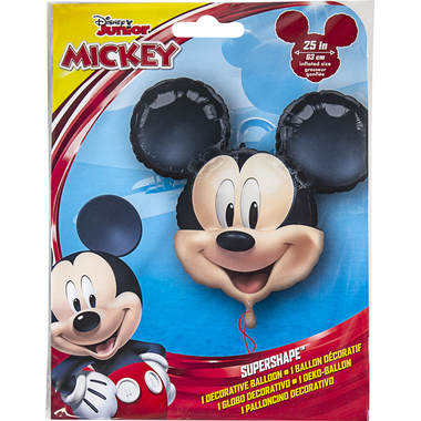 Foil Balloon - Shape - Mickey Mouse Head - 63 x 55 cm