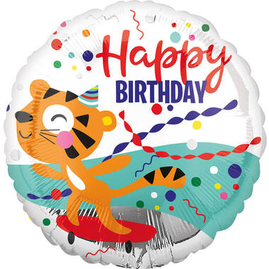 18in/45cm Happy Tiger Birthday