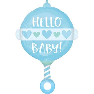 Jr Shape Baby Boy Rattle