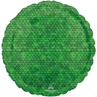 18in/45cm Forest Green Sequins