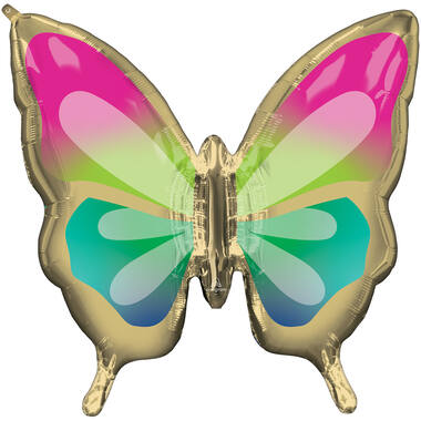 Foil Balloon - Shape - Beautiful Butterfly - 76 x 71 cm