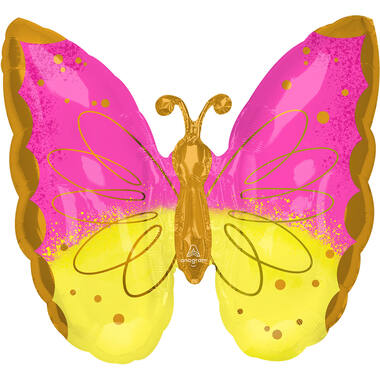 SuperShape Pink & Yellow Butterfly