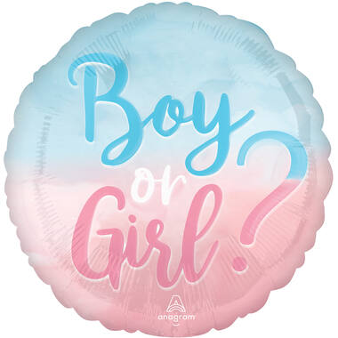Foil Balloon - "Boy or Girl?" - 45 cm