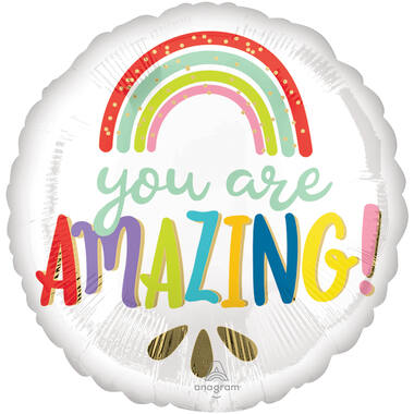 18in/45cm You Are Amazing Rainbow