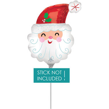 Minishape Smiley Satin Santa Head F