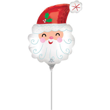 Minishape Smiley Satin Santa Head F