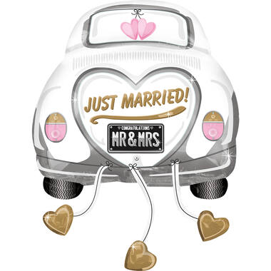 Shape Just Married Car 58x79