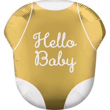 Foil Balloon - Shape - "Hello Baby" - 55 x 60 cm