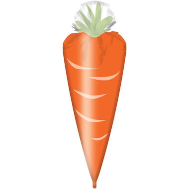 Foil Balloon - Shape - Carrot