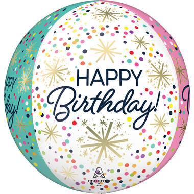 Orbz® - "HAPPY Birthday" - 38 x 40 cm