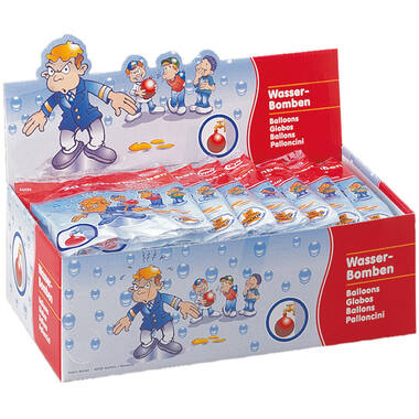 Water Balloon Counter Display 50 bags (20 Water Balloons perbag)