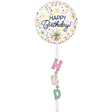 Jumbo Tl Airwalker HBD Confetti