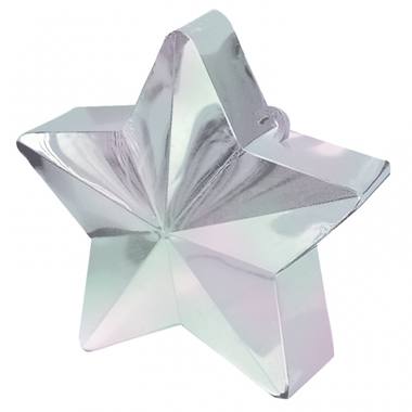 Balloon Weight Star Iridescent150 g / 5.3 oz