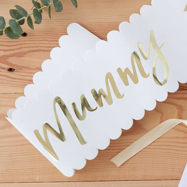 Sash Oh Baby! Mother To Be Paper / Foil 75 x 10 cm