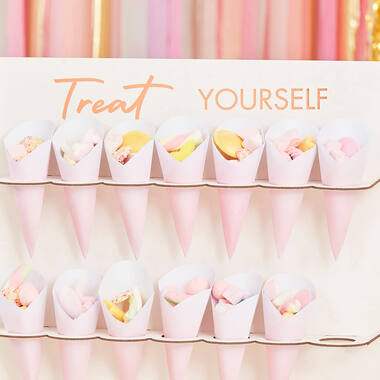 food cones treat stand