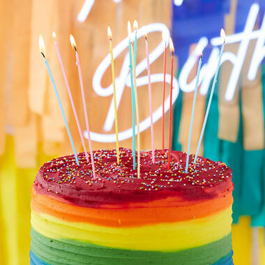 Candles - Multi Coloured Tall