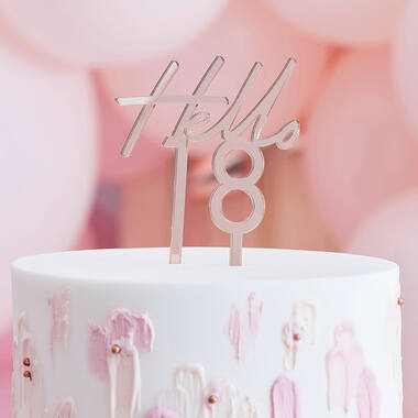 Cake Topper - Eighteen