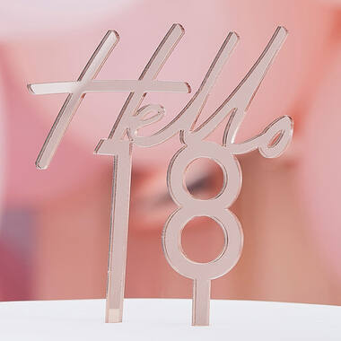 Cake Topper - Eighteen