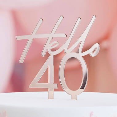 Cake Topper - Forty