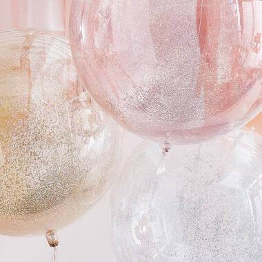 Balloons - Mix Metallic Glitter Orbs