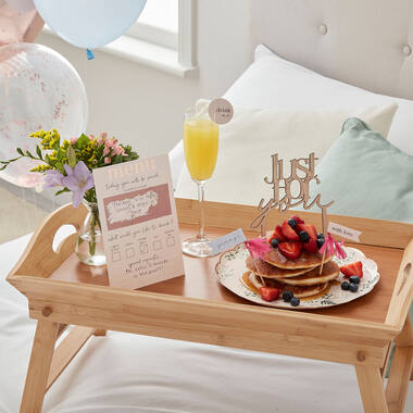 Customisable Breakfast In Bed Set - Rose Gold
