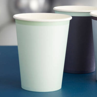 Eco Paper Cups - Mixed Pack - Blue