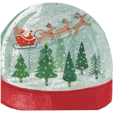 Paper Napkins - Snowglobe Shaped Napkins