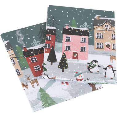 Wrap - Christmas Scene Wrapping Paper
