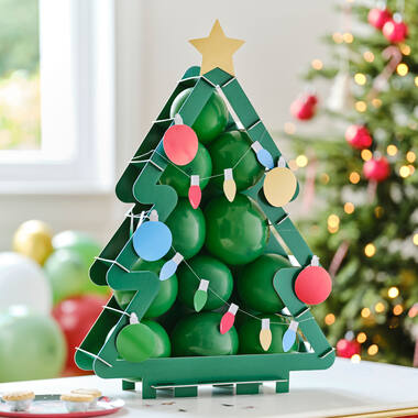 Balloon Mosaic - Novelty Christmas Tree Balloon Mosaic - Table Top
