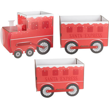 Present Holder Card Train