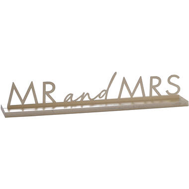 Sign - Mr & Mrs Gold Sign