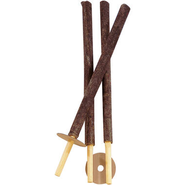 3 Torches with Handshields Height 56 cm