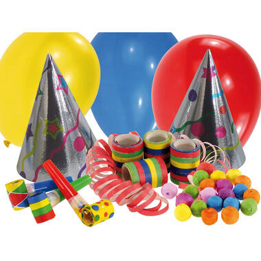 Party Kit Paper / Plastic / Latex 21 Pieces