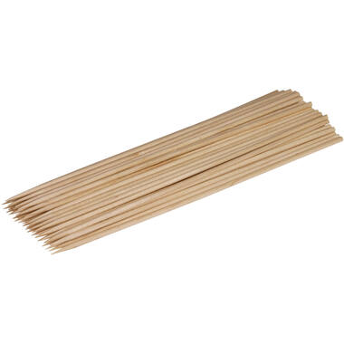 50 Skewer Picks Wood 20 cm
