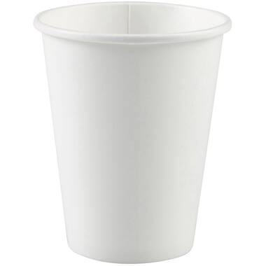 8 Cups Frosty White Paper 250 ml