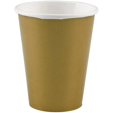 8 Cups Gold Paper 250 ml