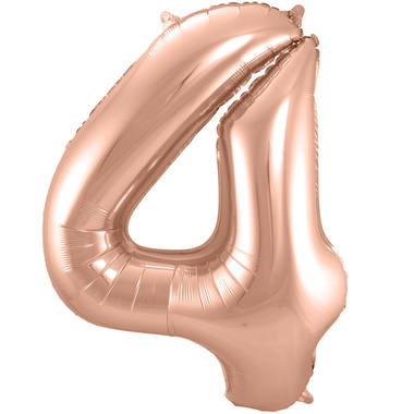 Number balloon rose gold