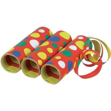3 Streamers Confetti Paper 1.4 x 400 cm