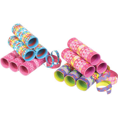 3 Streamers Children's Themes Assorted Paper 1.4 x 400 cm